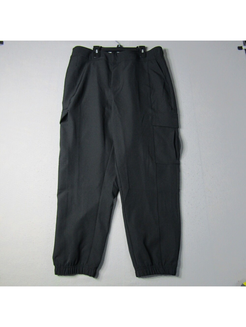 NWT Calia Effortless Crepe Cargo Jogger Pants Women's XL Pure Black